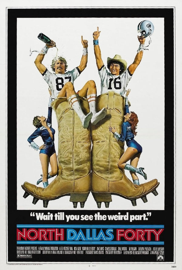 North Dallas Forty (1979) - Comedy Drama Sport Movie Poster Movie Poster | Film Wall Art Print