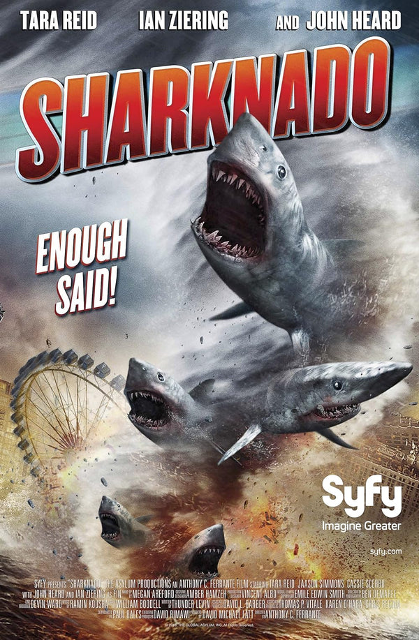 Sharknado Movie Poster – Action, Adventure, Comedy Thrills! Movie Poster | Film Wall Art Print