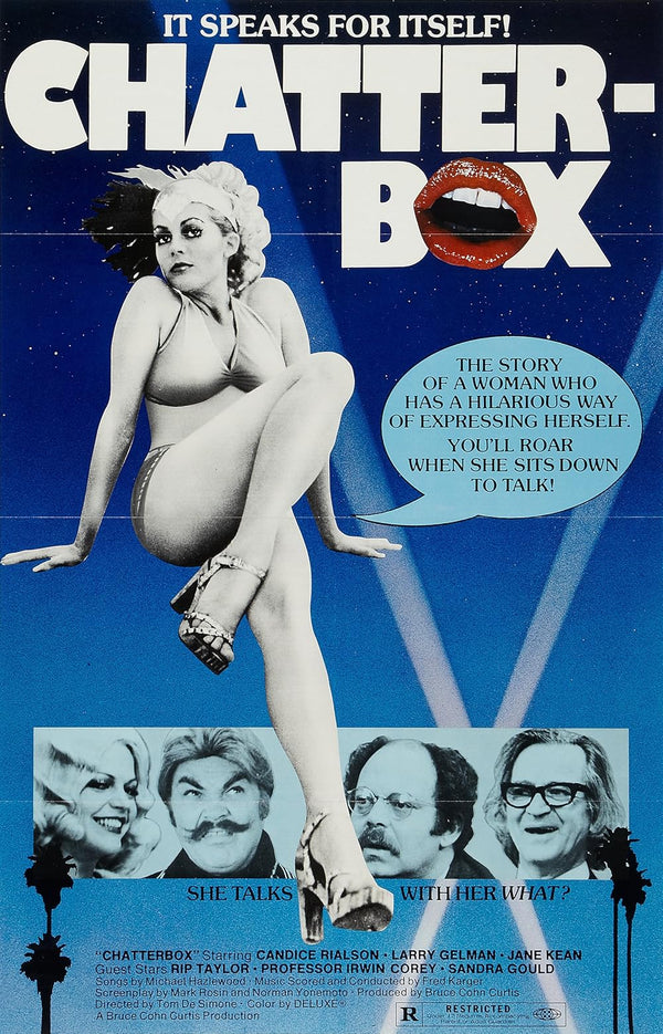 Chatterbox (1977) - Hilarious Comedy & Fantasy Movie Poster Movie Poster | Film Wall Art Print
