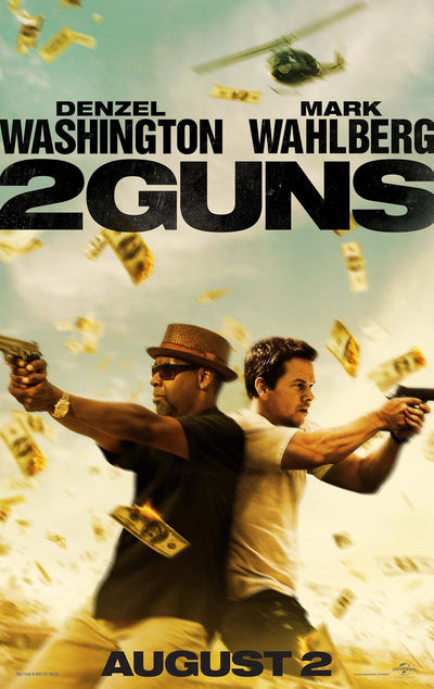 2 Guns (2013) – Action Comedy Crime Movie Poster Movie Poster | Film Wall Art Print