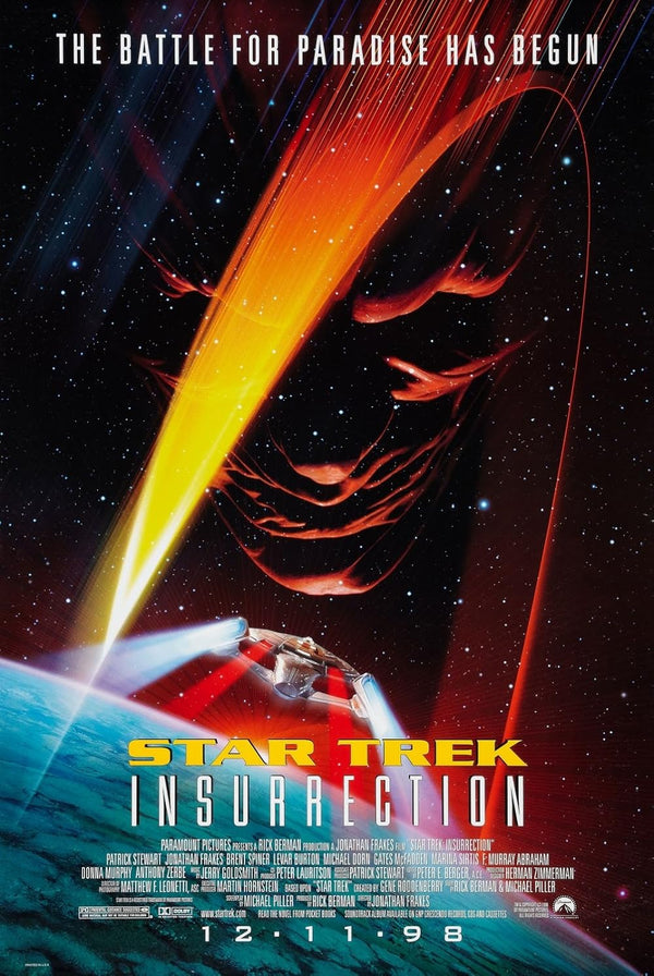 Star Trek: Insurrection (1998) Action Adventure Poster Movie Poster | Film Wall Art Print