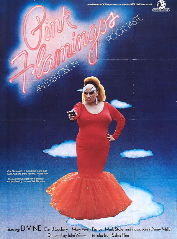 Pink Flamingos (1972) Movie Poster - High Quality Print Movie Poster | Film Wall Art Print