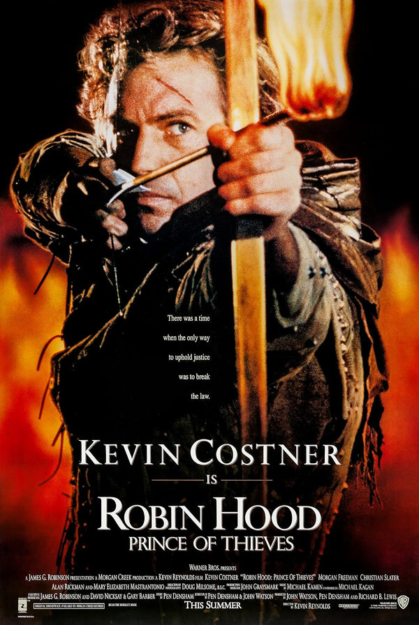 Robin Hood: Prince of Thieves Movie Poster - Kevin Costner Classic Movie Poster | Film Wall Art Print