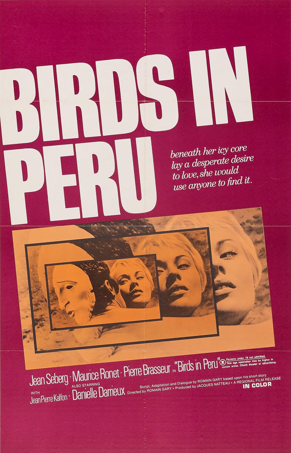 Birds in Peru (1968) - Classic Drama Movie Poster Movie Poster | Film Wall Art Print