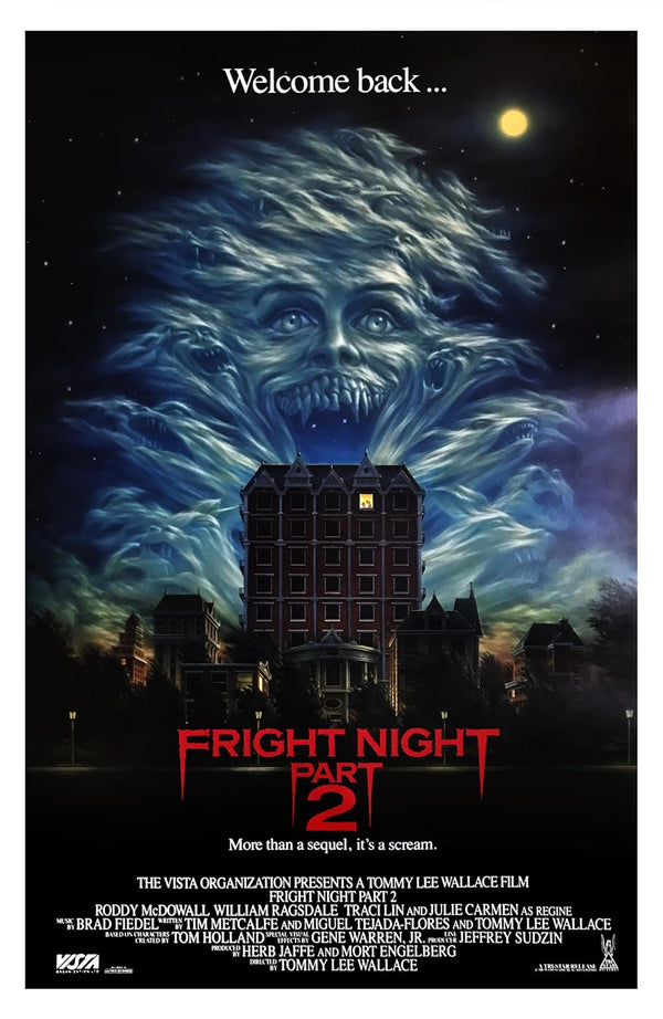 Fright Night Part 2 (1988) - Japanese Comedy Horror Thriller Poster Movie Poster | Film Wall Art Print