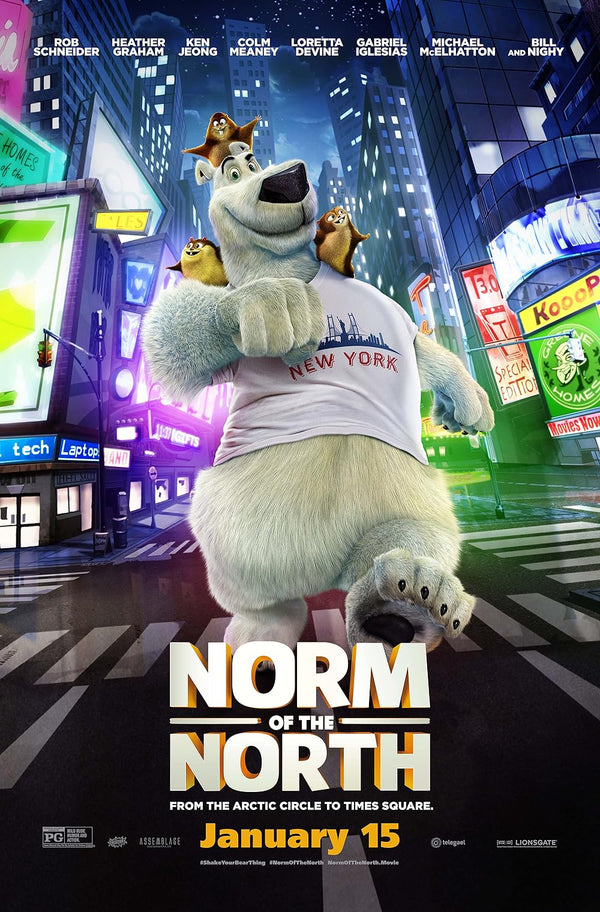 Norm of the North (2016) - Animated Adventure Comedy Movie Poster Movie Poster | Film Wall Art Print