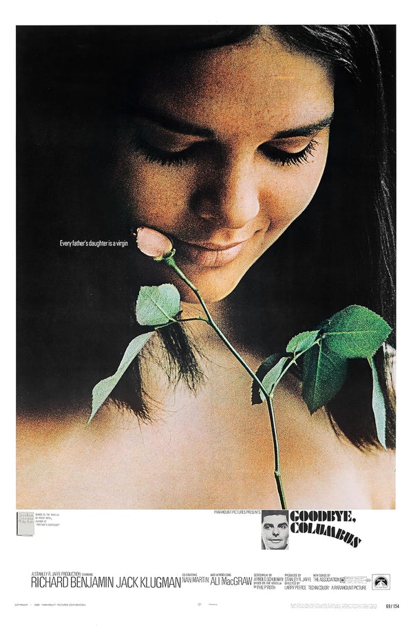 Goodbye Columbus (1969) – A Comedy, Drama, and Romance Classic Movie Poster | Film Wall Art Print