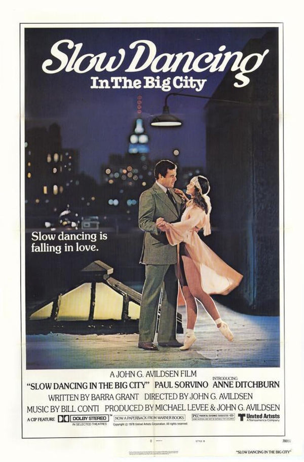 Slow Dancing in the Big City (1978) – Timeless Drama Musical Romance Movie Poster | Film Wall Art Print