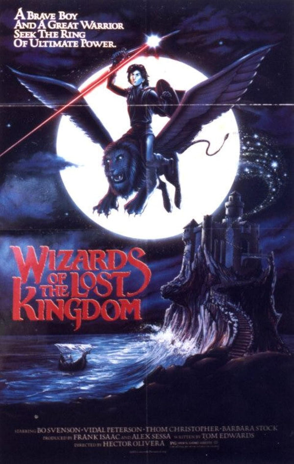 Wizards of the Lost Kingdom (1985) Action Adventure Family Movie Poster Movie Poster | Film Wall Art Print