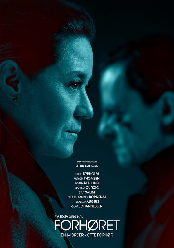 Face to Face: Unraveling Secrets in a Crime Thriller Movie Poster | Film Wall Art Print
