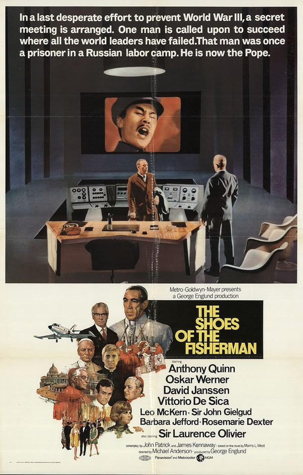 Shoes of the Fisherman (1968) Drama Movie Poster Movie Poster | Film Wall Art Print