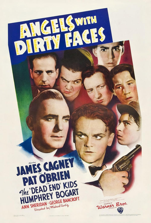 Angels with Dirty Faces (1938) – Crime Drama Film Noir Classic Poster Movie Poster | Film Wall Art Print