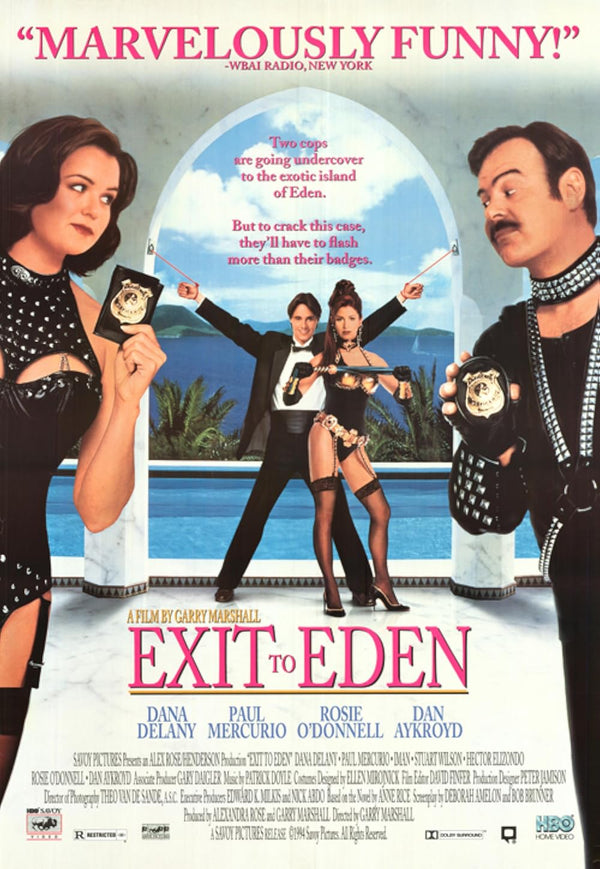 Exit To Eden (1994) - Hilarious Crime Romance Comedy Movie Poster | Film Wall Art Print