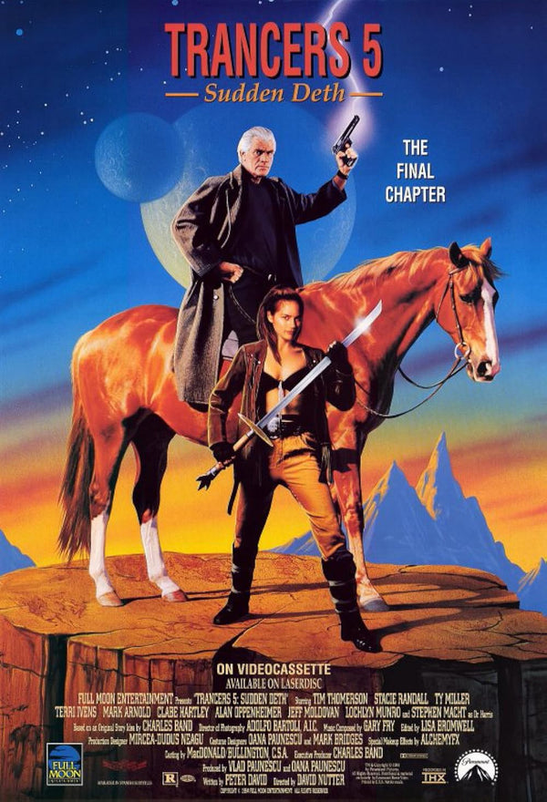 Trancers 5: Sudden Deth | Action-Packed Sci-Fi Comedy Movie Poster | Film Wall Art Print