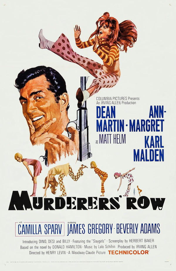 Murderers' Row (1966) - Action Adventure Comedy Classic Poster Movie Poster | Film Wall Art Print