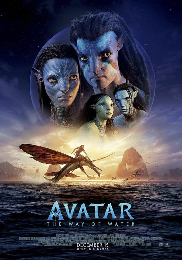 Avatar: Le Chemin de l'Eau (2022) – Action, Aventure, Animation Movie Poster | Film Wall Art Print