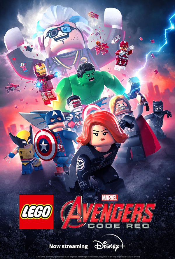 Lego Marvel Avengers: Code Red (2023) – Animated Action Adventure Movie Poster | Film Wall Art Print