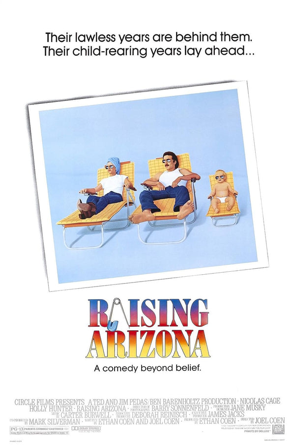 Raising Arizona Movie Poster - Coen Brothers Classic Comedy Movie Poster | Film Wall Art Print