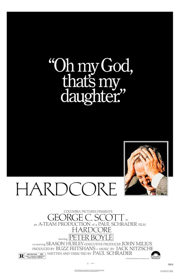 Hardcore (1979) Crime Drama Poster | [Your Site Name] Movie Poster | Film Wall Art Print