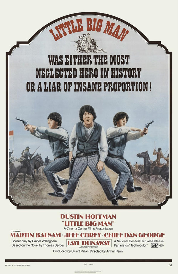 Little Big Man (1970) - Adventure Comedy Drama Movie Poster Movie Poster | Film Wall Art Print
