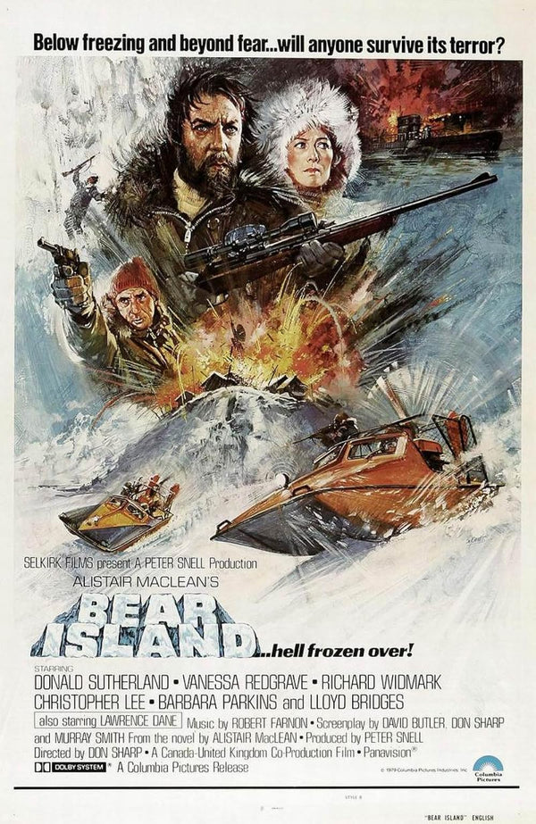 Bear Island Movie Poster - Vintage Film Art Print Movie Poster | Film Wall Art Print