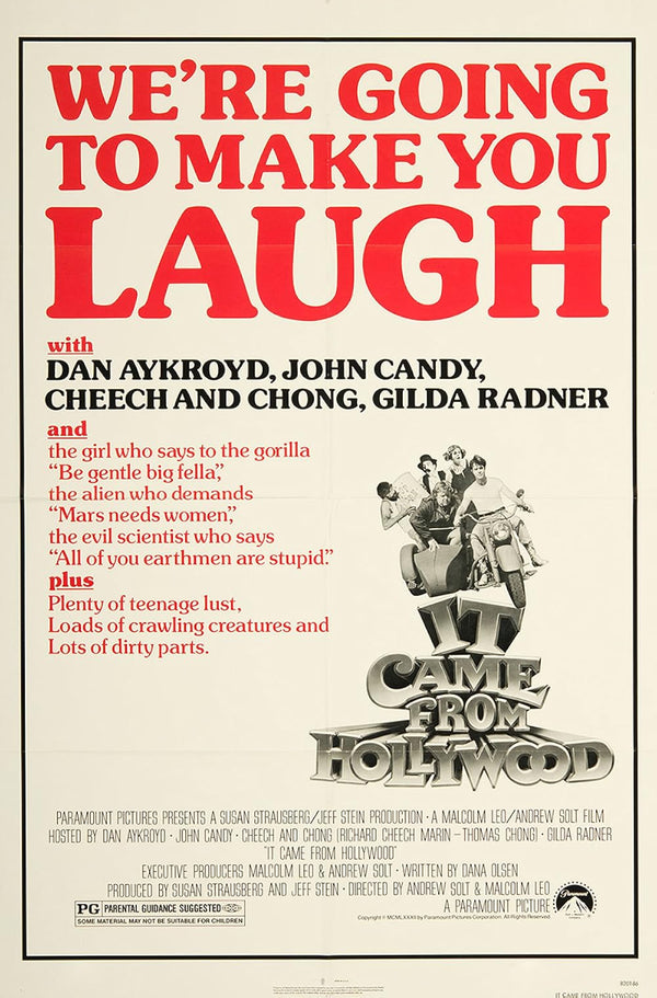 It Came From Hollywood (1982) - A Hilarious Documentary Comedy Movie Poster | Film Wall Art Print