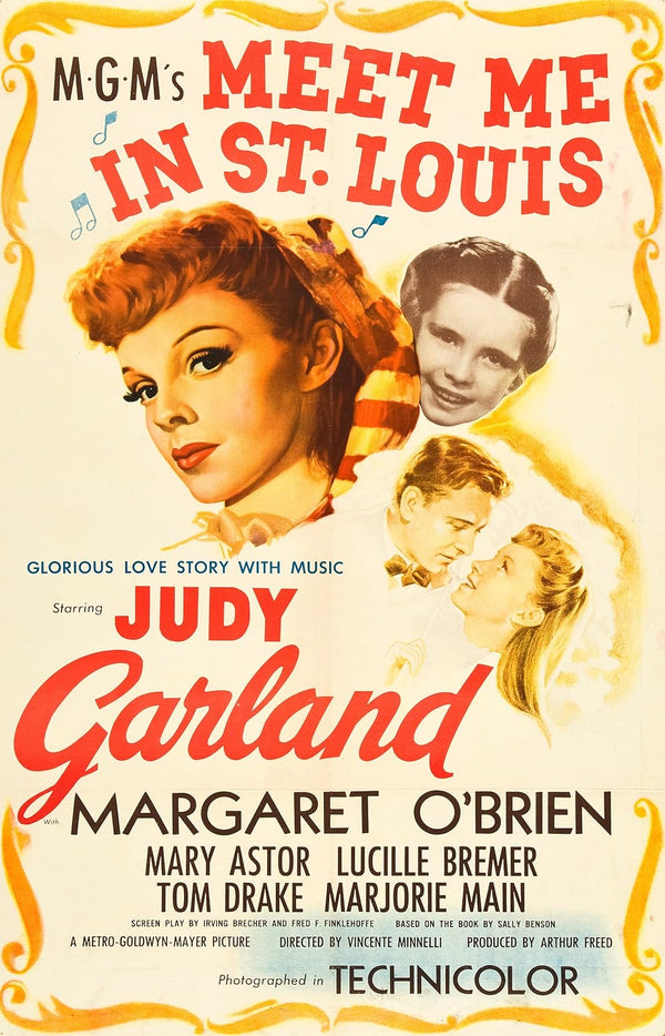 Meet Me In St. Louis (1944) – Heartwarming Family Comedy Drama Movie Poster | Film Wall Art Print