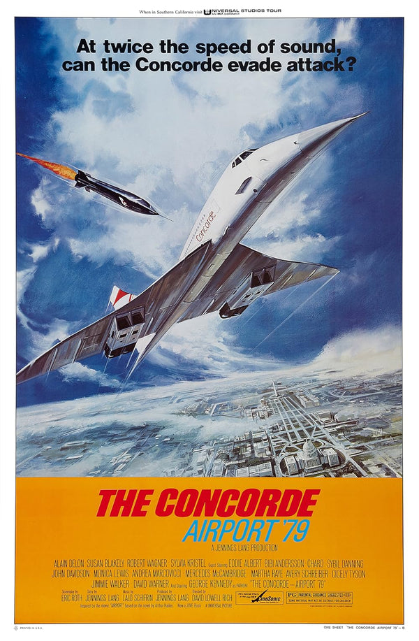 Concorde - Airport '79 (1979) Action Drama Thriller Movie Poster Movie Poster | Film Wall Art Print