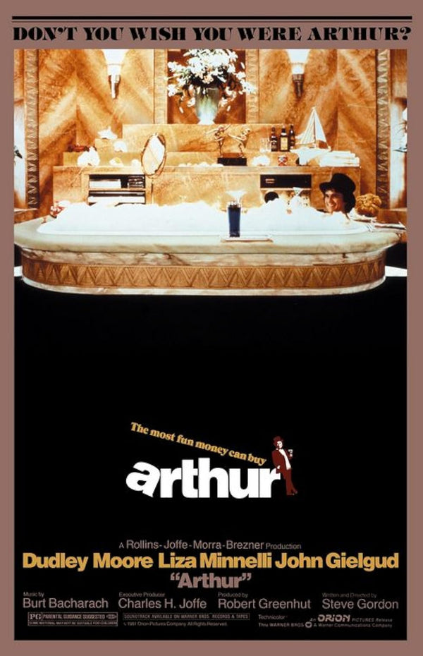Arthur Movie Poster - Classic 1981 Comedy Film Art Movie Poster | Film Wall Art Print
