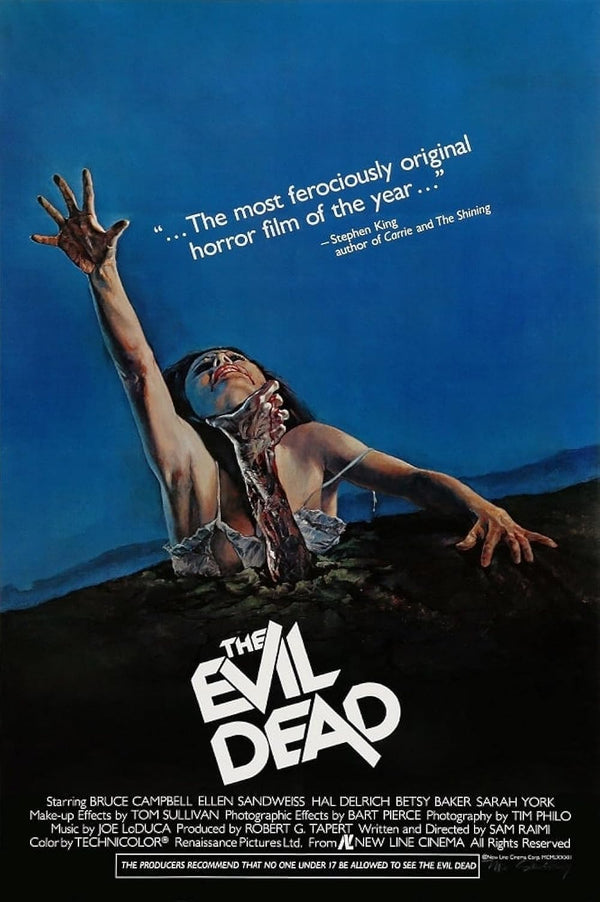 Evil Dead French Movie Poster - Classic Horror Film Art Movie Poster | Film Wall Art Print