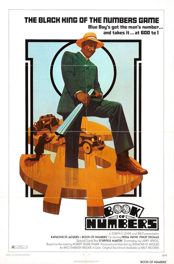 Book of Numbers (1973) Crime Drama Movie Poster Movie Poster | Film Wall Art Print