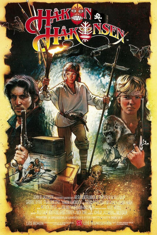 Shipwrecked (1990) - Classic Adventure Movie Poster Movie Poster | Film Wall Art Print