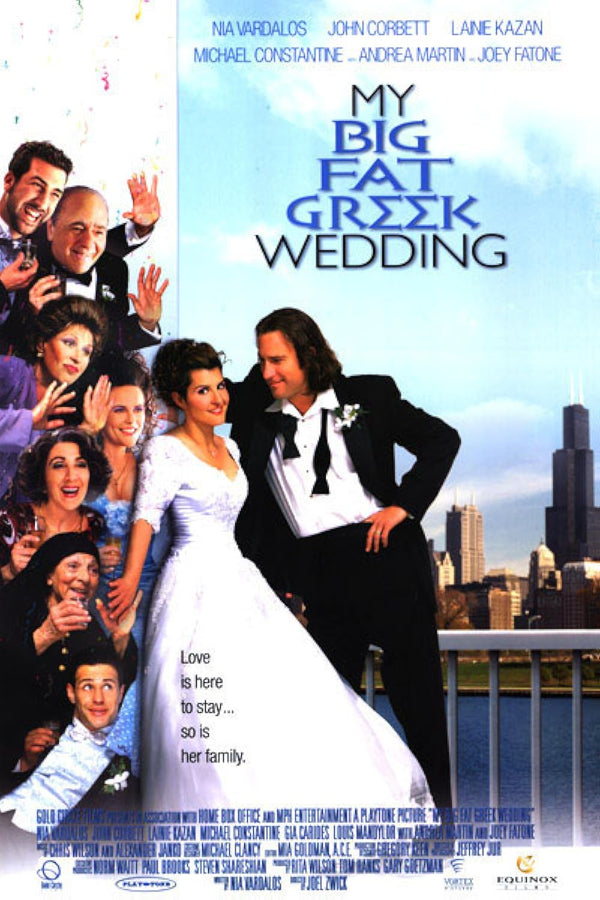My Big Fat Greek Wedding (2002) - Romantic Comedy & Drama Movie Poster Movie Poster | Film Wall Art Print