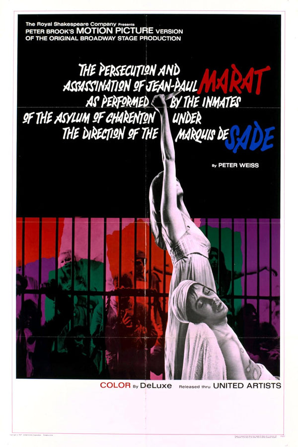 Marat/Sade (1967) – Historical Drama & Music Film Poster Movie Poster | Film Wall Art Print