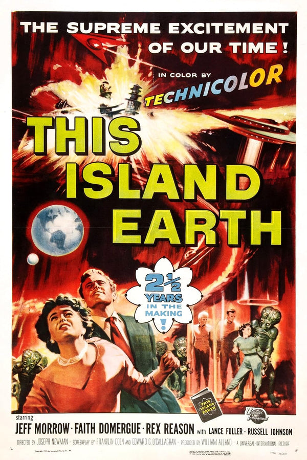 This Island Earth (1955) Movie Poster - High Quality Print Movie Poster | Film Wall Art Print