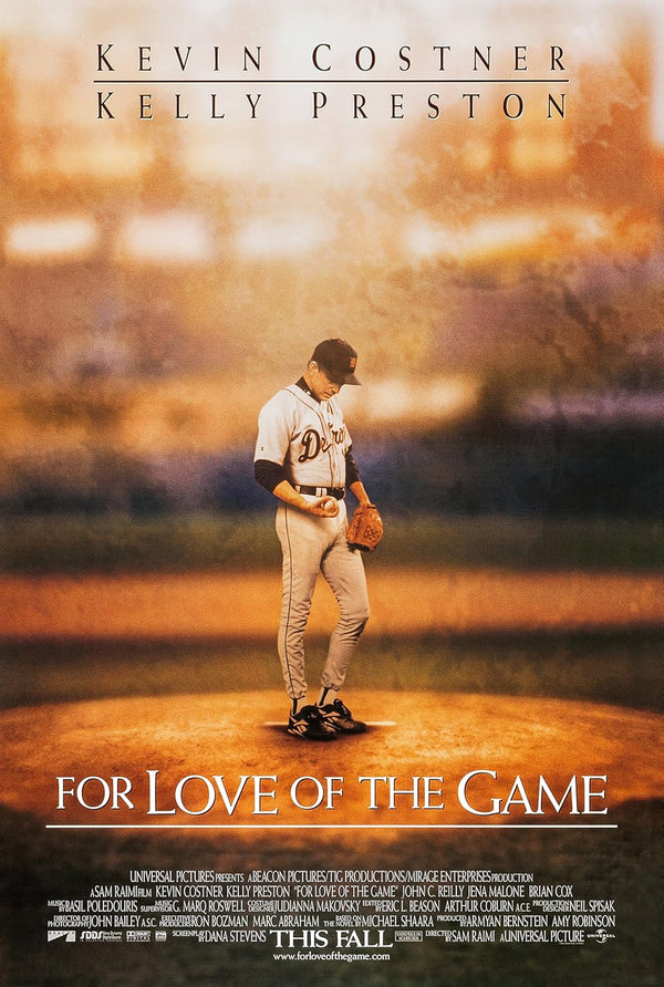 For Love of the Game Movie Poster - Baseball Drama Movie Poster | Film Wall Art Print