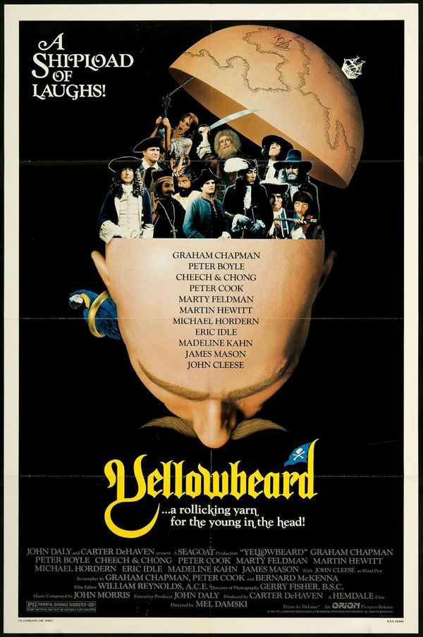 Yellowbeard (1983) - Action Adventure Comedy Poster Movie Poster | Film Wall Art Print