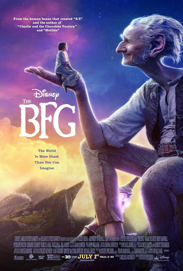 BFG (2016) Official Movie Poster – Adventure, Family, Fantasy Movie Poster | Film Wall Art Print