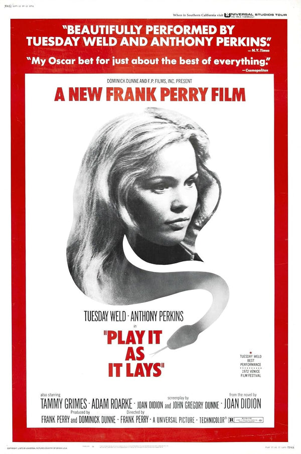 Play It As It Lays (1972) Movie Poster – Drama Classic Movie Poster | Film Wall Art Print