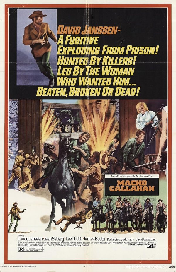 Macho Callahan (1970) – Classic Western Drama Movie Poster Movie Poster | Film Wall Art Print