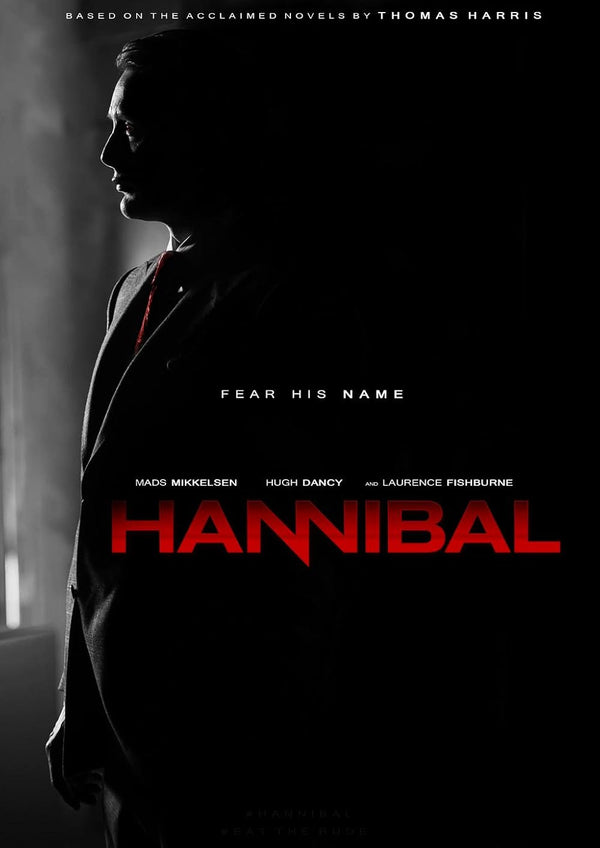 Hannibal TV Series Poster – Crime, Drama, Horror Thriller Movie Poster | Film Wall Art Print