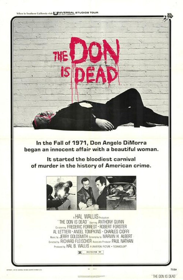 Don is Dead (1973) – Action Crime Drama Movie Poster Movie Poster | Film Wall Art Print