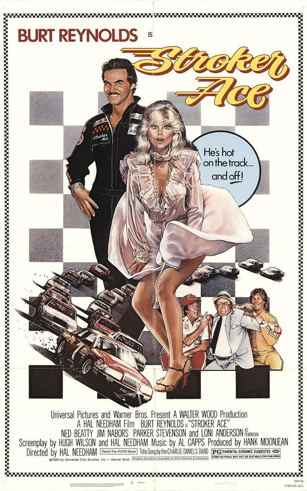 Stroker Ace (1983) - Action Comedy Romance Movie Poster Movie Poster | Film Wall Art Print