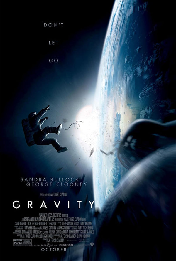 Gravity (2013) - Drama, Sci-Fi, Thriller Movie Movie Poster | Film Wall Art Print