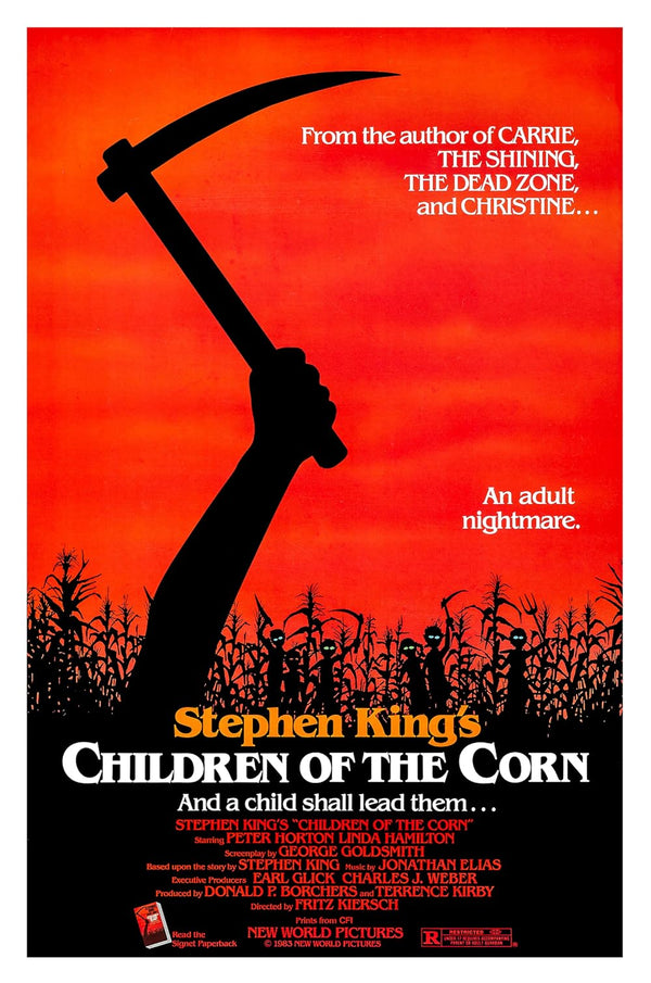 Children of the Corn (1984) Classic Horror Thriller Poster Movie Poster | Film Wall Art Print