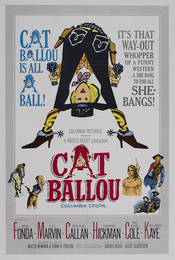 Cat Ballou (1965) - Hilarious Western Comedy Poster Movie Poster | Film Wall Art Print