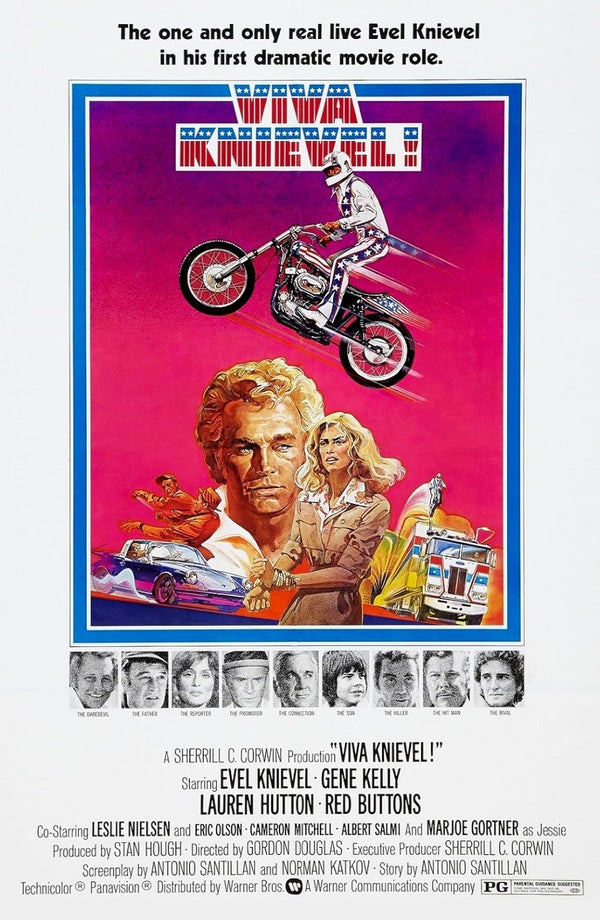 Viva Knievel (1977) Movie Poster - High Quality Print Movie Poster | Film Wall Art Print