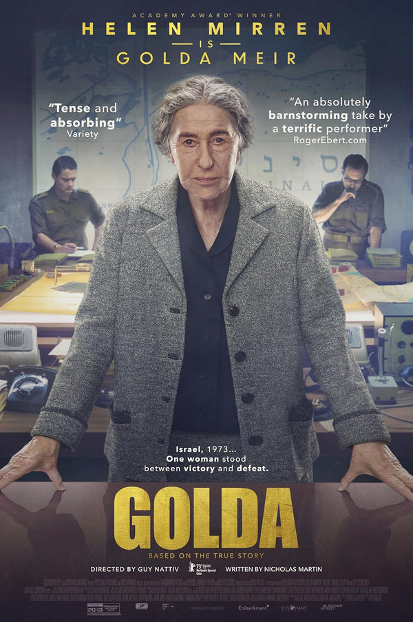 Golda (2023): A Biographical Drama of Resilience and Leadership Movie Poster | Film Wall Art Print