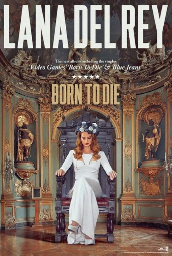 Lana Del Rey Music Video Poster | Dreamy Drama & Music Movie Poster | Film Wall Art Print