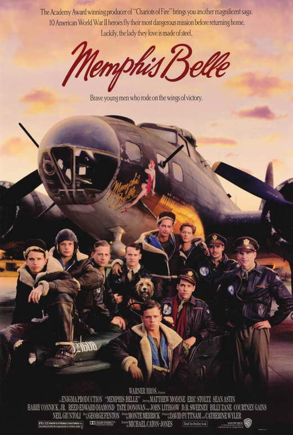 Memphis Belle (1990) – Action War Drama Movie Poster Movie Poster | Film Wall Art Print
